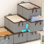 Wardrobe Organizer Foldable Non-Woven with Carry Handles