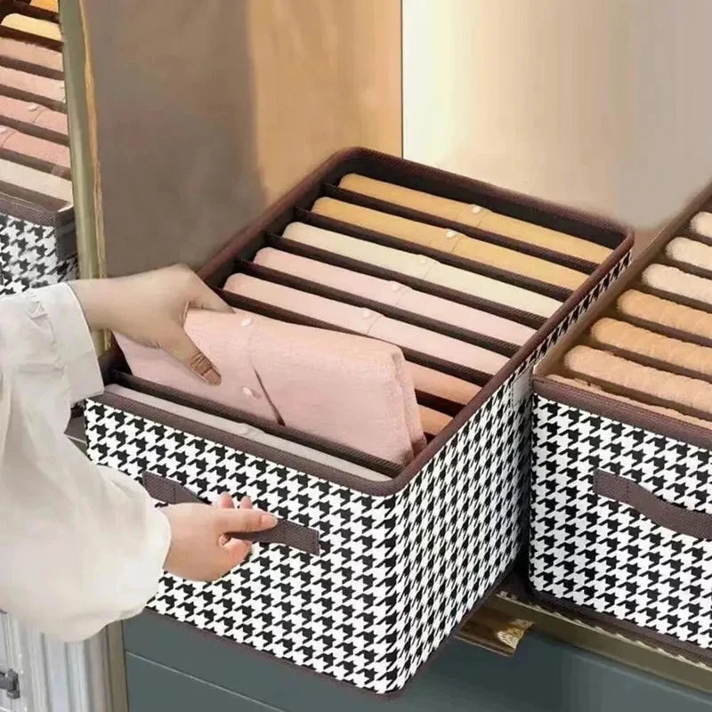 Wardrobe Organizer Foldable Non-Woven with Carry Handles