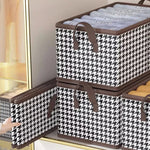 Wardrobe Organizer Foldable Non-Woven with Carry Handles