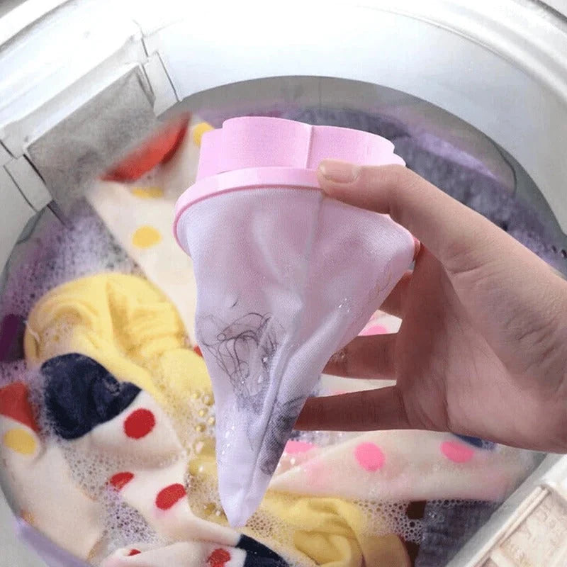 Washing Machine Lint Remover Floating & Reusable Filter