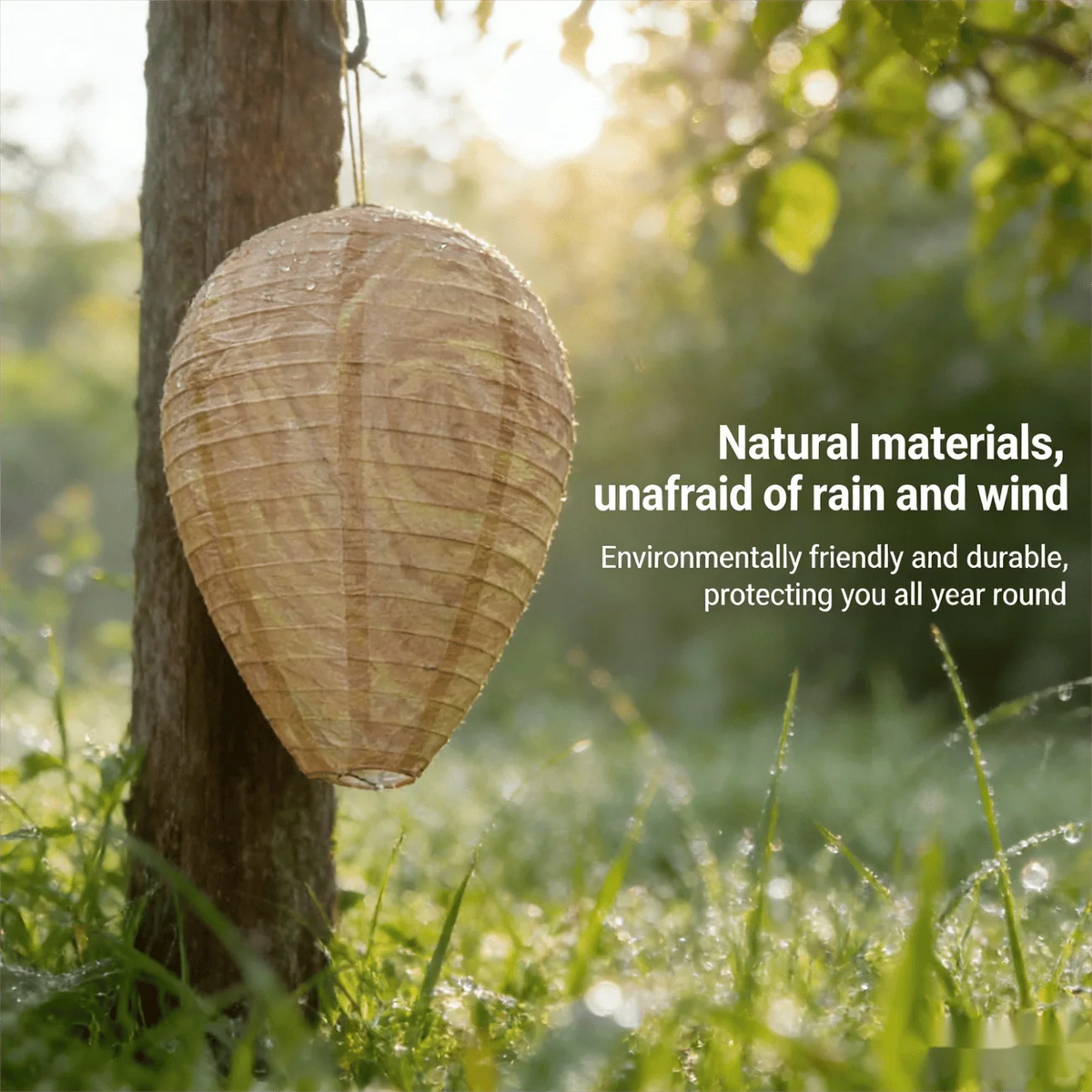 Wasp Decoy Honeycomb Nest Weatherproof Set of 2