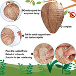 Wasp Decoy Honeycomb Nest Weatherproof Set of 2