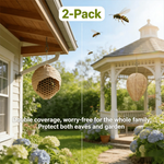 Wasp Decoy Honeycomb Nest Weatherproof Set of 2