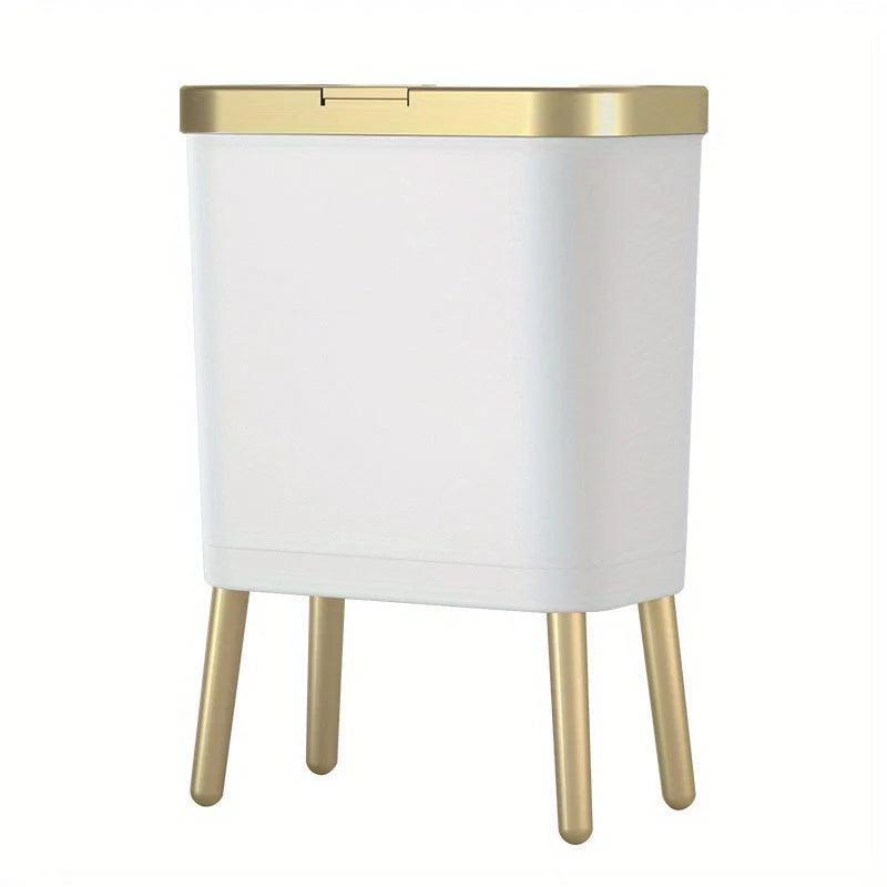 Waste Bin Slim 15L Odour-Sealing Flip-Top