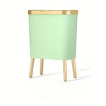Waste Bin Slim 15L Odour-Sealing Flip-Top