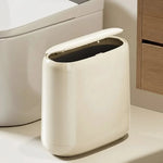 Waste Bin Slim Space-Saving Plastic