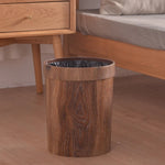 Waste Bin Wood-Look Compact 2.1-Gallon