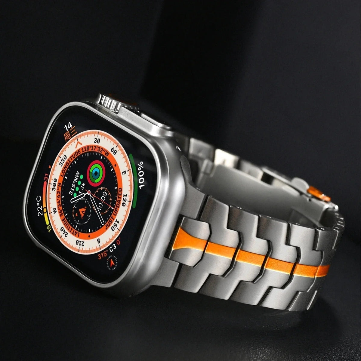 Watch Band Titanium Quick-Release Hypoallergenic Clasp Lightweight