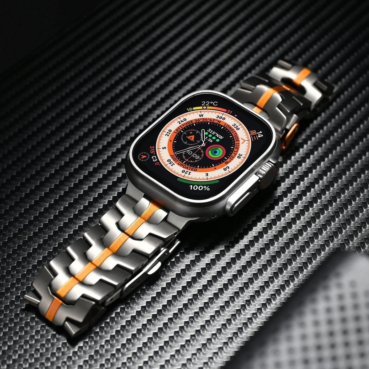 Watch Band Titanium Quick-Release Hypoallergenic Clasp Lightweight