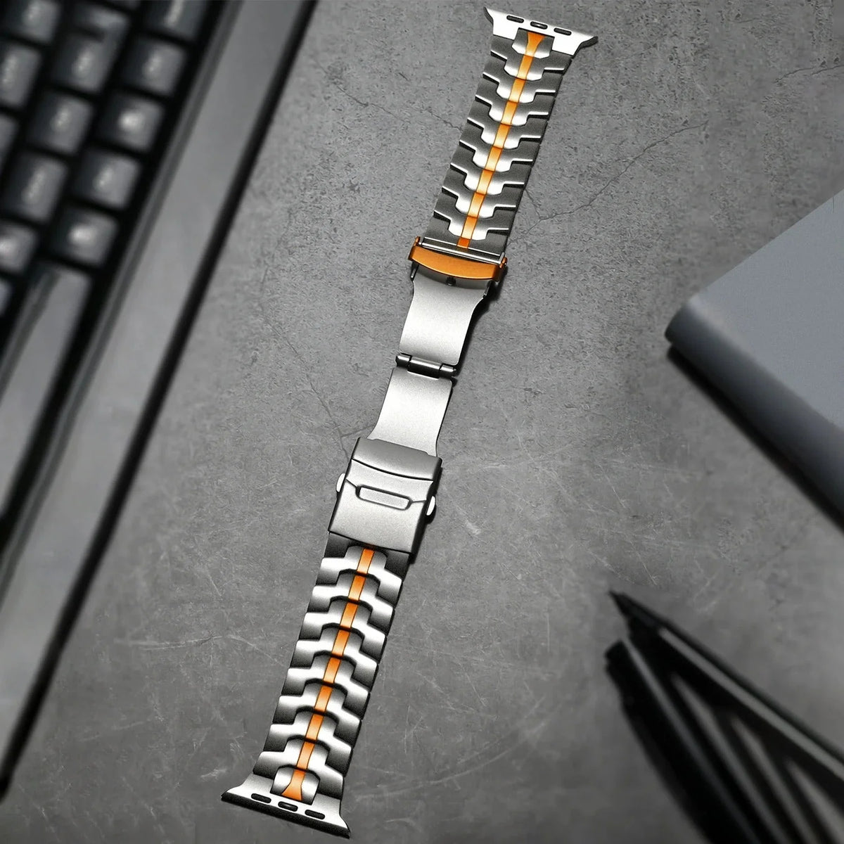 Watch Band Titanium Quick-Release Hypoallergenic Clasp Lightweight