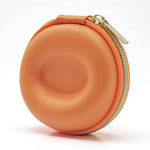 Watch Travel Case Pebbled Leather Crush-Proof Hard Shell Velvet Lined