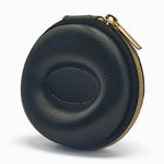 Watch Travel Case Pebbled Leather Crush-Proof Hard Shell Velvet Lined
