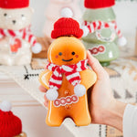 Water Bottle Gingerbread Design 16.9 Fl Oz Carrying Strap