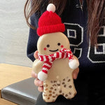 Water Bottle Gingerbread Design 16.9 Fl Oz Carrying Strap