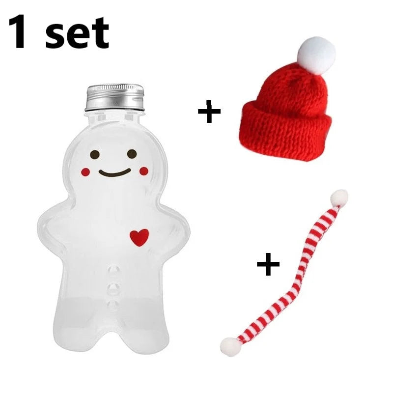 Water Bottle Gingerbread Design 16.9 Fl Oz Carrying Strap