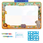 Water Drawing Mat for Kids Reusable Mess-Free Quick-Drying