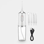 Water Flosser 3 Pressure Levels 360° Rotating Nozzle 7.4 Fl Oz Tank