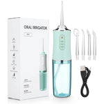 Water Flosser Cordless Rotating Tip & Adjustable Pressure