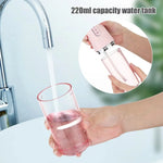 Water Flosser Cordless Rotating Tip & Adjustable Pressure