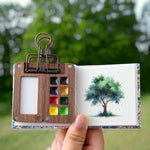 Watercolor Paint Set 24 Colors Travel Palette