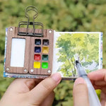 Watercolor Paint Set 24 Colors Travel Palette