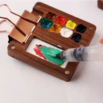 Watercolor Paint Set 24 Colors Travel Palette
