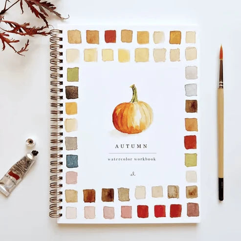 Watercolor Workbook Pre-Drawn Sketches Step-By-Step Guide