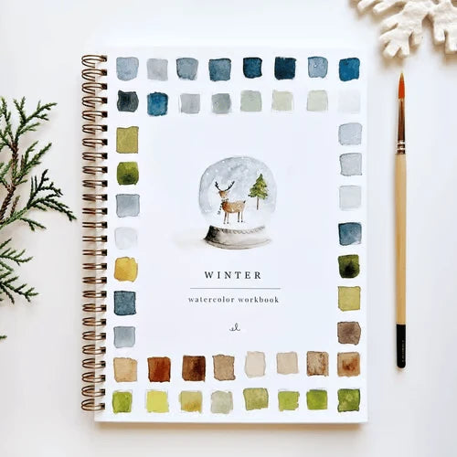 Watercolour Workbook Spiral-Bound Guided Projects