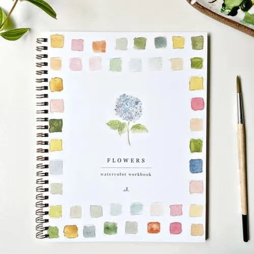 Watercolour Workbook Spiral-Bound Guided Projects