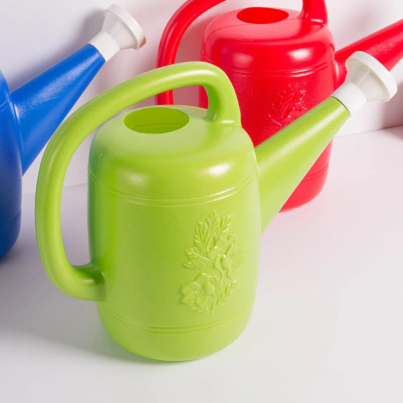 Watering Can Lightweight & Durable Plastic Ergonomic Handle Colorful