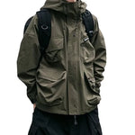 Waterproof Jacket Lightweight Packable Adjustable Hood & Cuffs