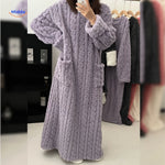 Wearable Blanket Fleece Long Sleeves & Front Pockets