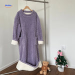 Wearable Blanket Fleece Long Sleeves & Front Pockets