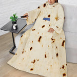 Wearable Blanket Sherpa Fleece Long Sleeves & Front Pocket