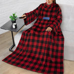 Wearable Blanket Sherpa Fleece Long Sleeves & Front Pocket