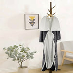 Wearable Blanket Sherpa Fleece Sleeves & Foot Pocket