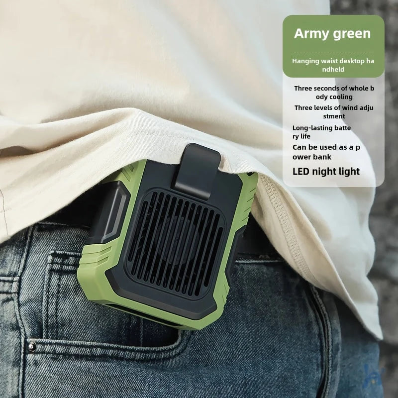 Wearable Fan Bladeless 5000mAh Power Bank