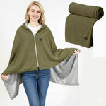 Wearable Heated Blanket USB Powered 8 Heating Zones