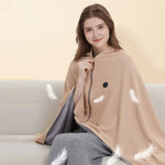 Wearable Heated Blanket USB-Powered Adjustable Heat