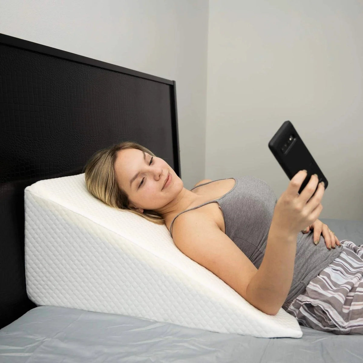 Wedge Pillow Back & Leg Support Gel Memory Foam