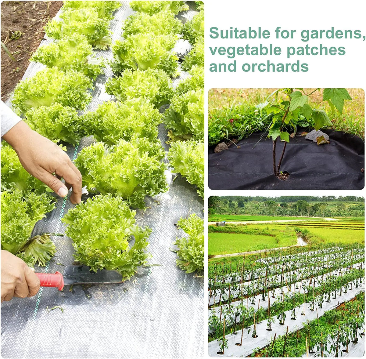Weed Barrier Fabric Roll Breathable & Weather-Resistant