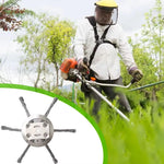 Weed Brush Attachment Rotating Steel Wires Universal Trimmer Fit