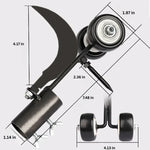 Weed Puller Adjustable Angle Slim Metal Tip