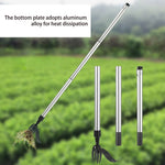 Weed Puller No-Bend Long Handle Scoop Clip