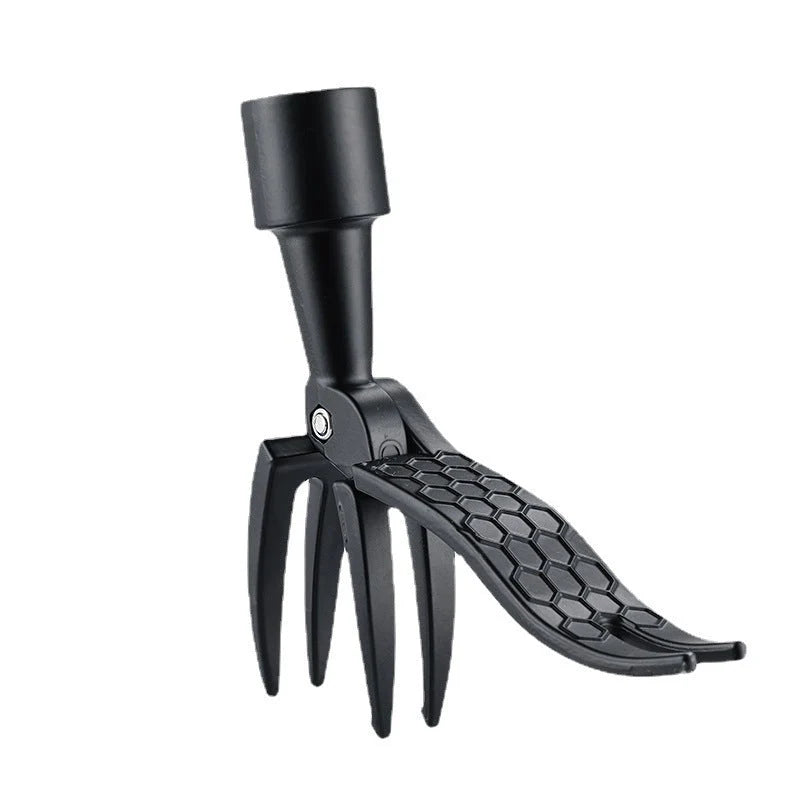 Weed Puller Tool Long Handle 3-Claw Metal Head