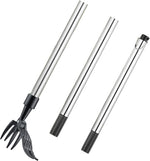 Weed Puller Tool Long Handle 3-Claw Metal Head