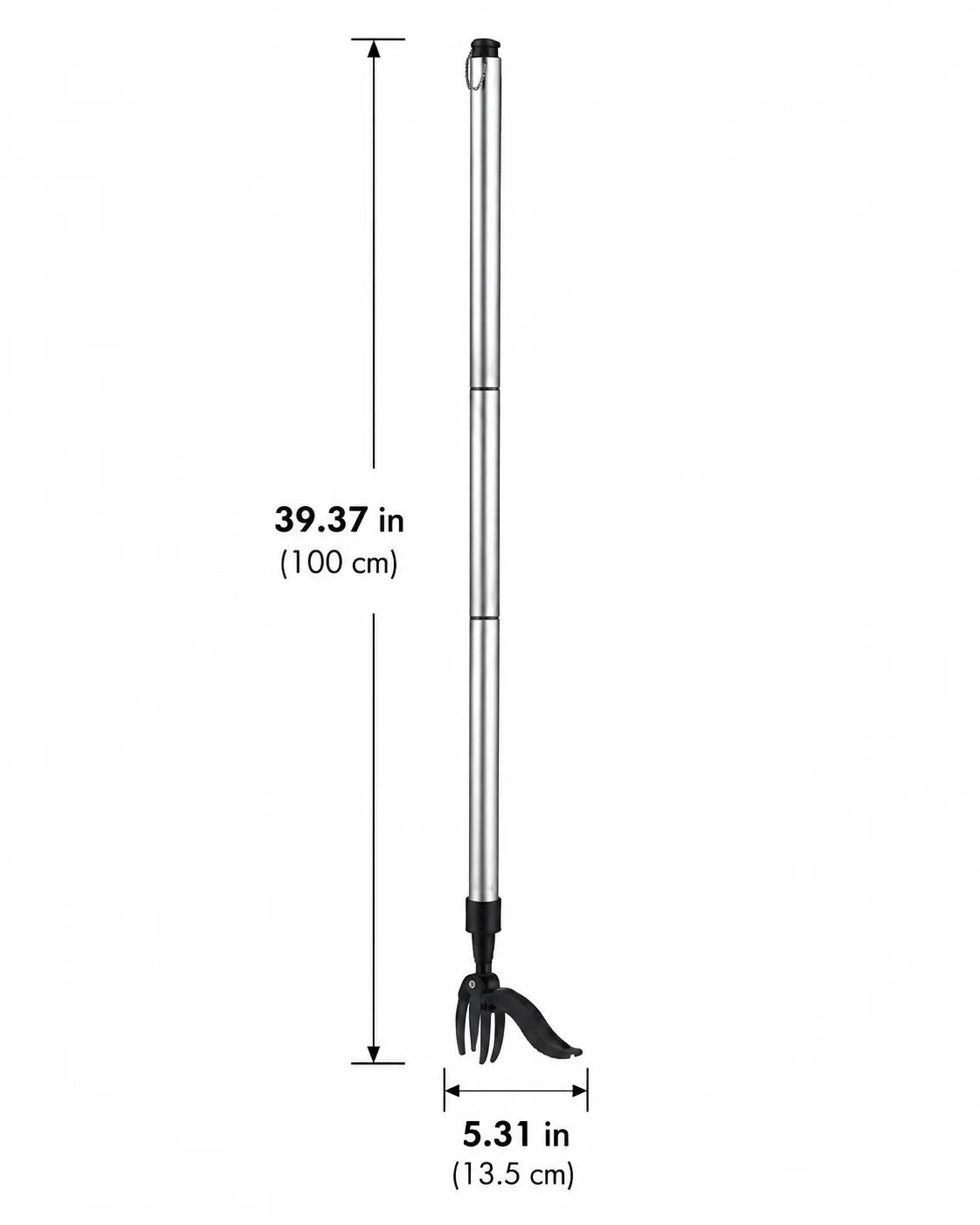 Weed Puller Tool Long Handle 3-Claw Metal Head