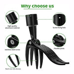 Weed Remover Detachable Lever Action Stainless Steel