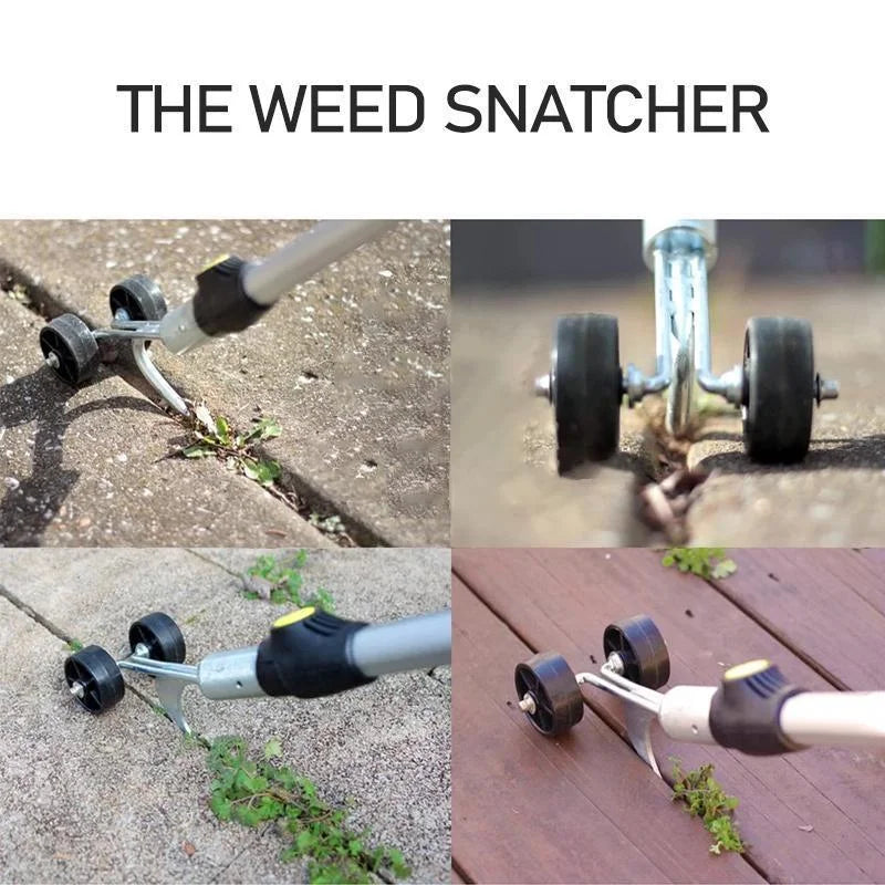 Weed Remover Ergonomic Long Handle & Root-Grip Removal