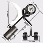 Weed Roller Root Removing Attachable Handle
